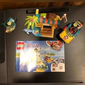 LEGO FRIENDS Turtle Rescue Mission with instruction booklet